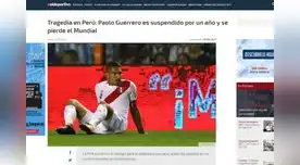 BBC Mundo también se interesó por sanción a Paolo Guerrero