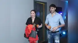 Giovanna y su pretendiente. Ambos fueron motivo de buenos comentarios Giovanna y su pretendiente. Ambos fueron motivo de buenos comentarios