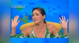 Jazmín Pinedo pasó el roche de su vida en vivo.