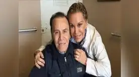 Cecilia Bracamonte junto a Augusto Polo Campos Cecilia Bracamonte junto a Augusto Polo Campos