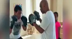 Instagram: Mike Tyson le pone los guantes a sus hijos y recibe una gran sorpresa [FOTOS] 