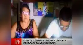 Alessandra Ch.: padres cuestionan los resultados del Ministerio Público sobre la muerte de voleibolista [VIDEO]