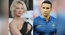Pamela Anderson (50) fascinada con futbolista Adil Rami (32)