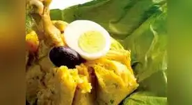 Receta Popular: Juane de arroz con gallina