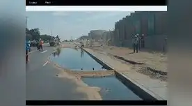 Derrame de petroleo en Néstor Gambetta