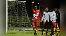 Neumann marca el segundo del Huancayo que significó el empate FOTO: Manuel Tovar