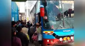 32 pasajeros asaltados en bus interprovincial 32 pasajeros asaltados en bus interprovincial