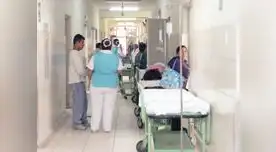 Uno de los pasillos del hospital de Collique, bajo alerta por caso de persona fallecida con síndrome Síndrome Guillain-Barré