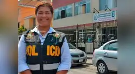 Suboficial PNP Rosa Yauris  es madre y combate a diario la criminalidad
