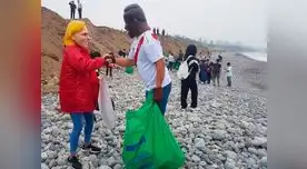 La actividad de limpieza contó con la presencia de "Gareca", "Farfán" y "Guerrero"