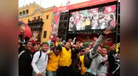 Hinchas verán a la selección peruana en pantallas gigantes en plazas de Lima