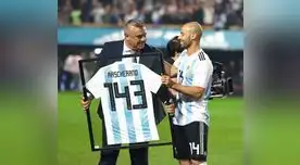 Javier Mascherano junto a Rafa Márquez son los dos jugadores vigentes con mas presencia en los Mundiales
