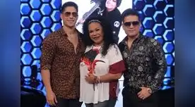 Deyvis con la maestra Eva Ayllón.