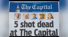 En su portada, el periódico publicó cinco fotografías de los trabajadores que fallecieron