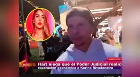 Mario Hart apoya la iniciativa de su esposa Korina de donar el dinero que recibiría de Migraciones