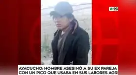 César Acuña mató con un pico a su ex pareja en Ayacucho