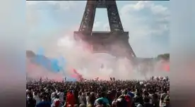 Celebraciones en el centro de París