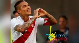 Paolo Guerrero invitó a los peruanos a alentar y apoyar de los Juegos Lima 2019 