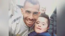 Tevez tuvo amoroso gesto con pequeño hincha de Boca Juniors 
