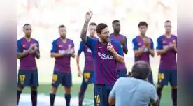 Messi tomó la palabra en el Camp Nou