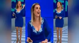 Juliana Oxenford, conductora canta popular chicha 'El Teléfono' | Foto: Captura Juliana Oxenford, conductora canta popular chicha 'El Teléfono' | Foto: Captura