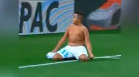 Niño se convierte en viral con peculiar celebración de gol