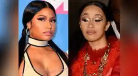 Nicki Minaj y Cardi B se agarran a golpes en la alfombra roja Nicki Minaj y Cardi B se agarran a golpes en la alfombra roja