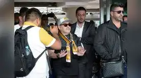 Maradona llegó a México Maradona llegó a México