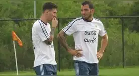Tévez habló de Messi y Cristiano