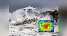 El huracán Florence ya está en las costas de Estados Unidos.