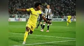 El brasileño Willian a los siete minutos anotó el único gol del partido para kla victoria del Chelsea