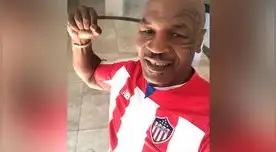 Tyson con la camiseta del cuadro barranquillero
