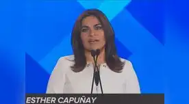 Esther Capuñay en debate Esther Capuñay en debate