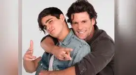 Bernie Paz junto a Mauricio Abad, peruano que viajó a modelar a México y hoy actúa Bernie Paz junto a Mauricio Abad, peruano que viajó a modelar a México y hoy actúa