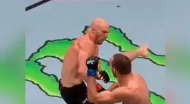 Martin aniquiló a La Flare con esta patadaza en las preliminares de la UFC 229