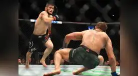 Khabib pudo retener su cintuón ante McGregor en el UFC 229