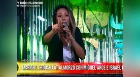 Cathy Sáenz mostró su molestia en programa