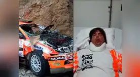 Raúl Orlandini sufrió un accidente en Caminos del Inca y dejó la contienda