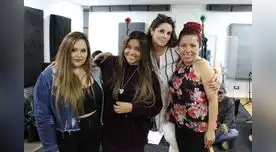 Rebeca con Shantall, y las Susan