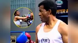 Julio César Uribe venció a Peter Arévalo en un combate de box