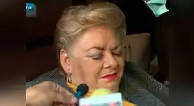 Paquita la del Barrio se queda dormida en rueda de prensa