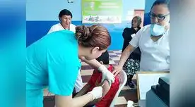 Callao: escolares son vacunados contra la sarampión