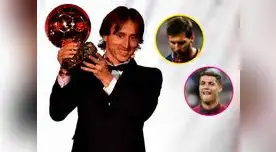 Luka Modric ganó el Balón de Oro 2018 y dejó sin reinado a Lionel Messi y Cristiano Ronaldo