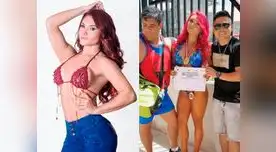 Génesis Tapia se luce como fisicoculturista