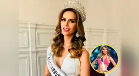 Angela Ponce causa sensación en su primer desfile en bikini