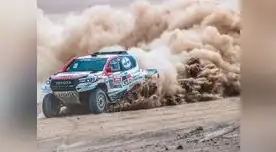 Dakar 2019: Mira el increíble 'fesh fesh' que enterró a piloto de cuatrimotos en el rally