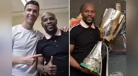 Floyd Mayweather celebró con Cristiano Ronaldo [VIDEO]