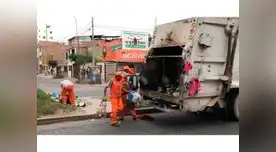 San Juan de Miraflores: municipio recoge basura tras airada protesta de vecinos [VIDEO]