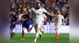 Benzema anotó el primer gol de penal. FOTO: EFE Benzema anotó el primer gol de penal. FOTO: EFE