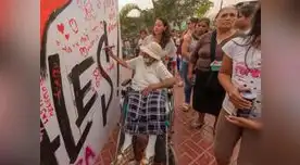 Pintan mural más grande exigiendo respeto a sus derechos